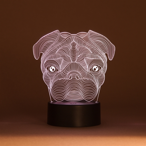 3D LED Night light Dog